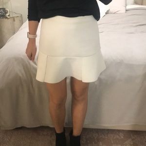 White skirt